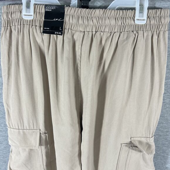 INC International Concepts Womens Large Utility Jogger Pants Toasted Twine READ - Picture 10 of 16